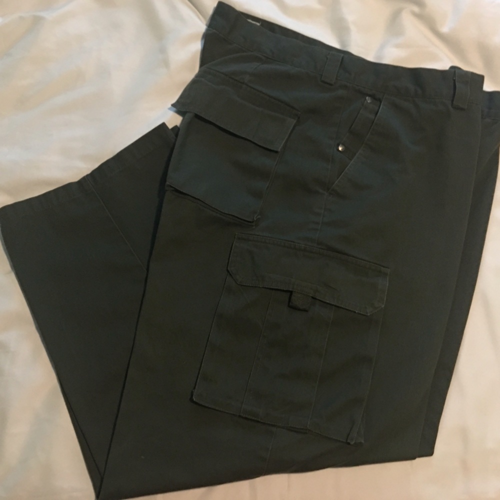 Mens Vintage BTL Green Heavy Cargo pants 44/32